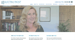 Desktop Screenshot of electrafrost.com.au